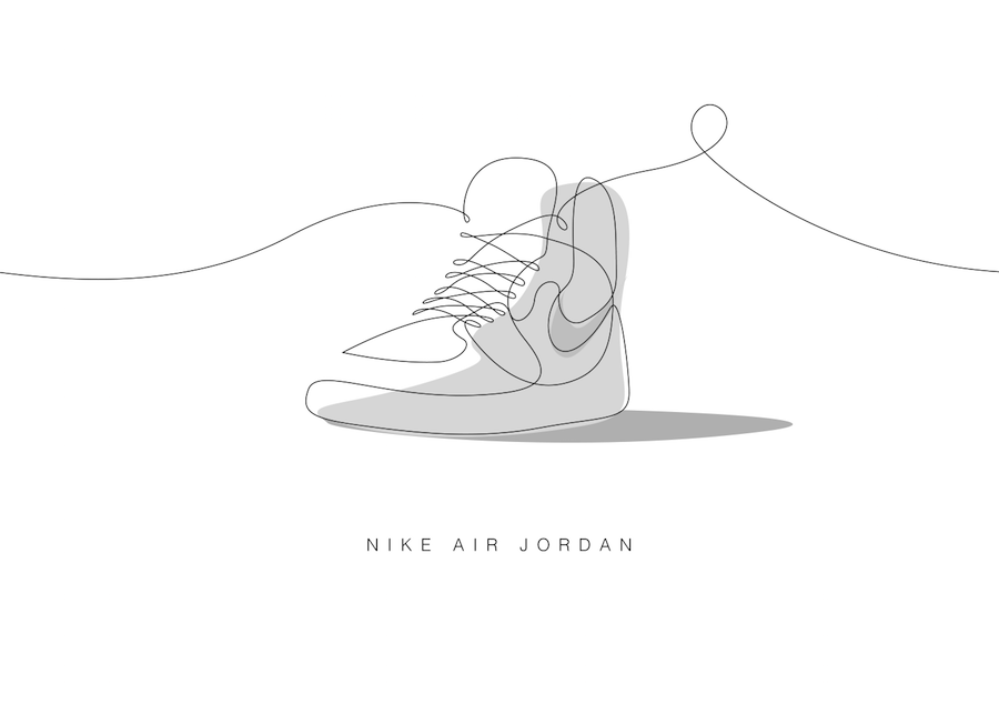Classic Sneakers Drawn with One Line3