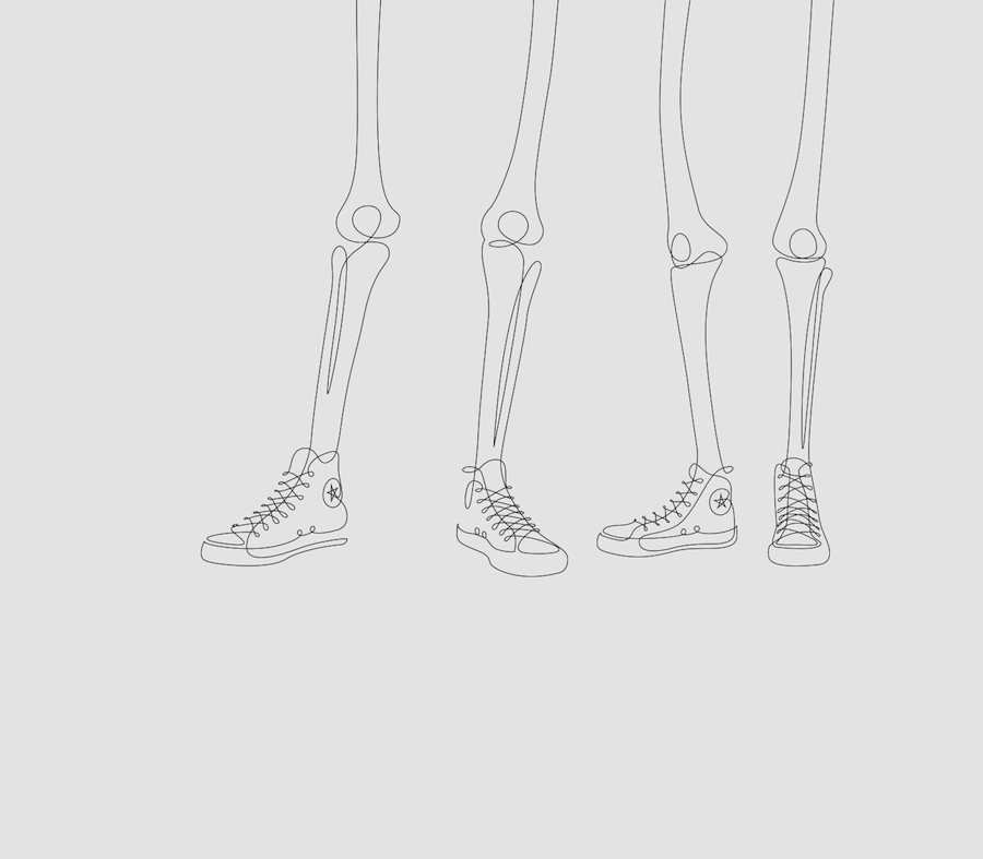 Classic Sneakers Drawn with One Line9