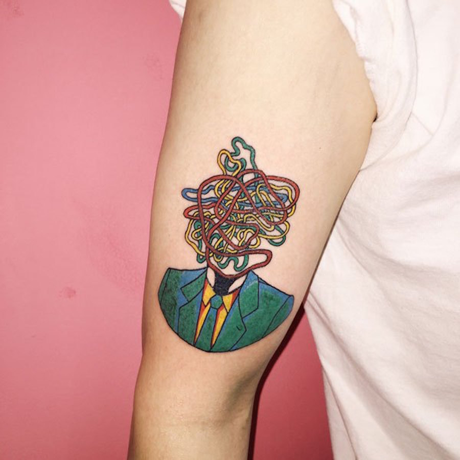 Colorful Pop Tattoos by Kim Michey6