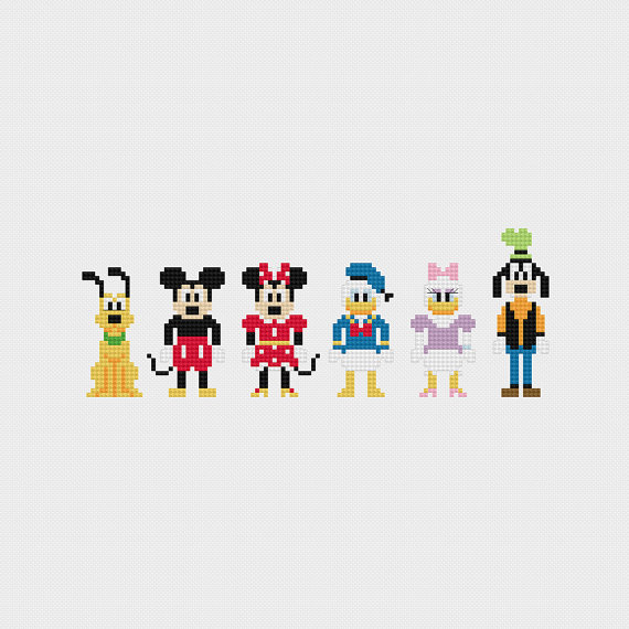 Cult Pop Characters Pixelated Embroidery-18
