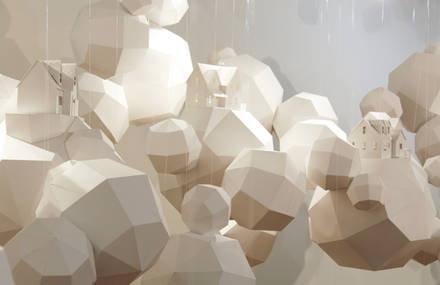 Dream House Paper Installation