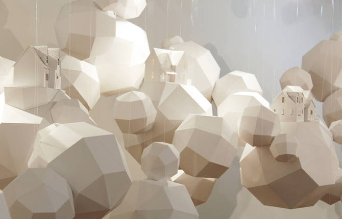 Dream House Paper Installation