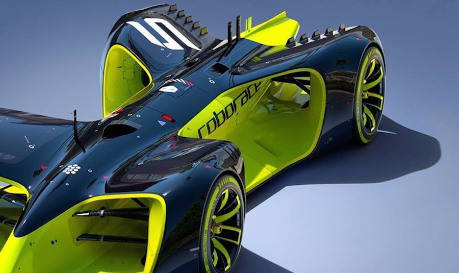 Driverless Electric Car Roborace3