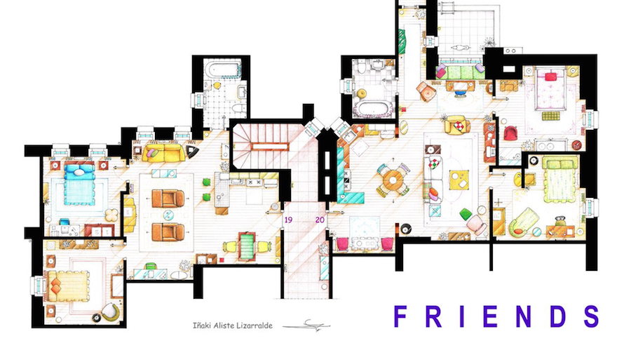 Floor Plans of Your Favorite TV Shows1