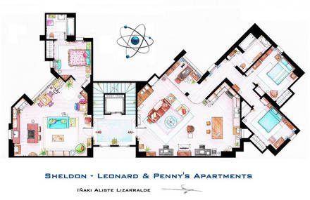 Floor Plans of Your Favorite TV Shows