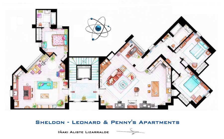 Floor Plans of Your Favorite TV Shows2