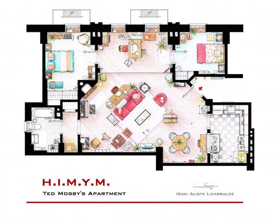 Floor Plans of Your Favorite TV Shows3