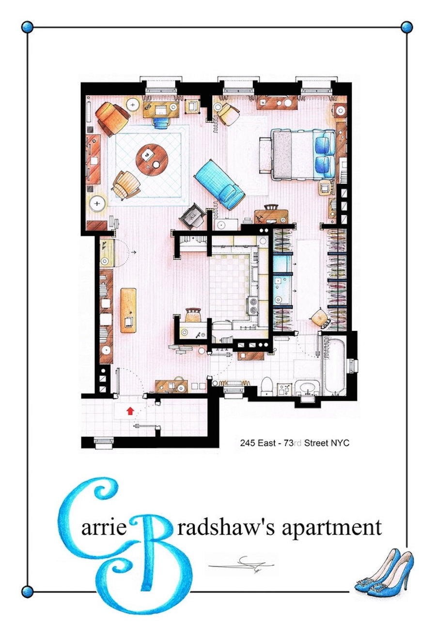 Floor Plans of Your Favorite TV Shows6