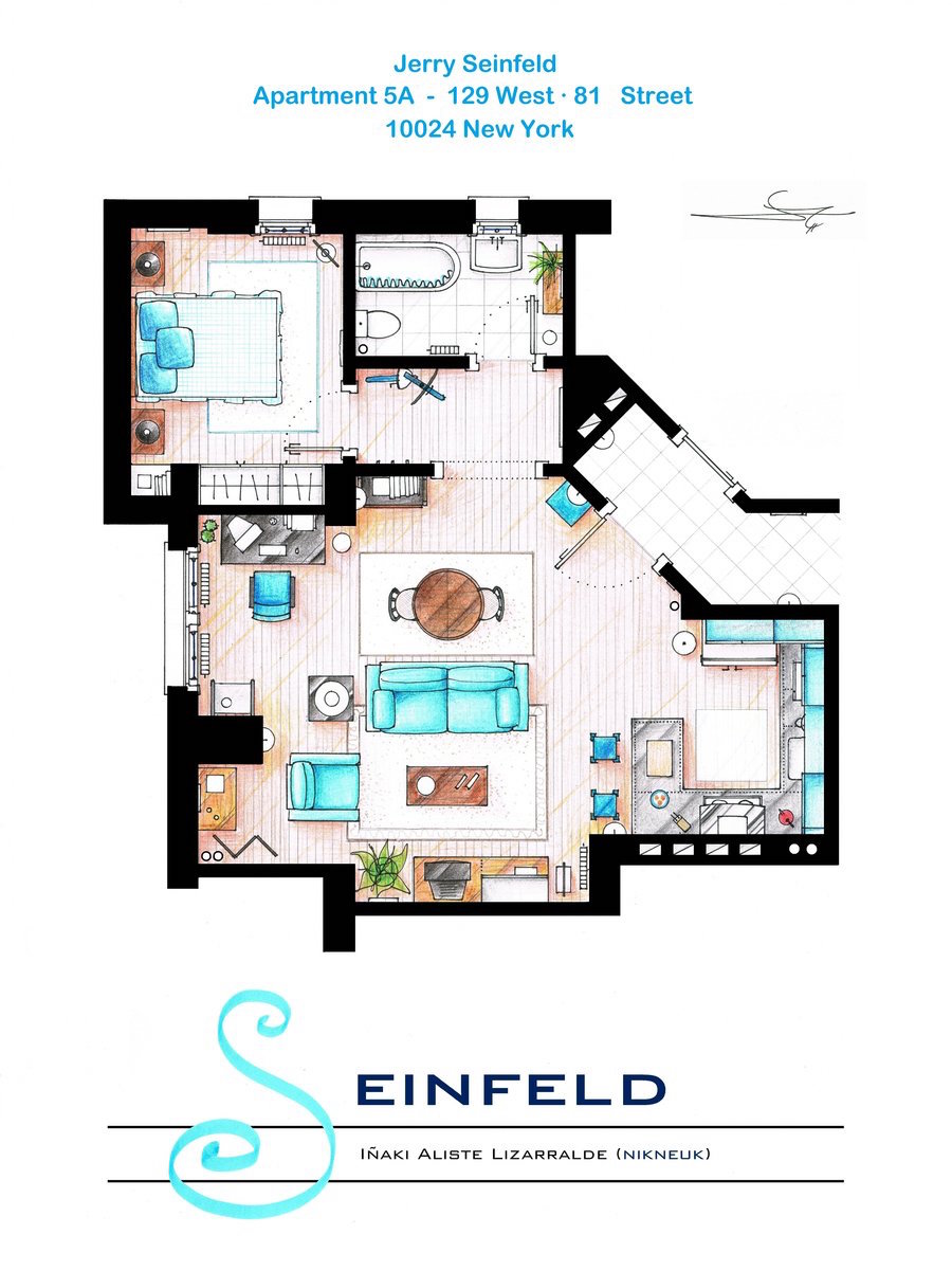 Floor Plans of Your Favorite TV Shows7