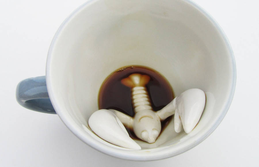 Funny Cups Revealing Hidden Creatures