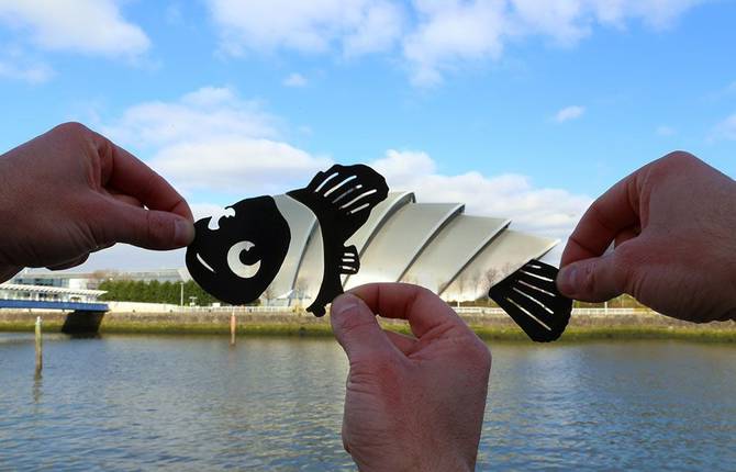 Funny Disney Characters Paper Cutouts