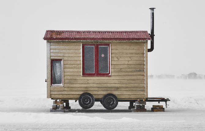 Ice Huts Photography