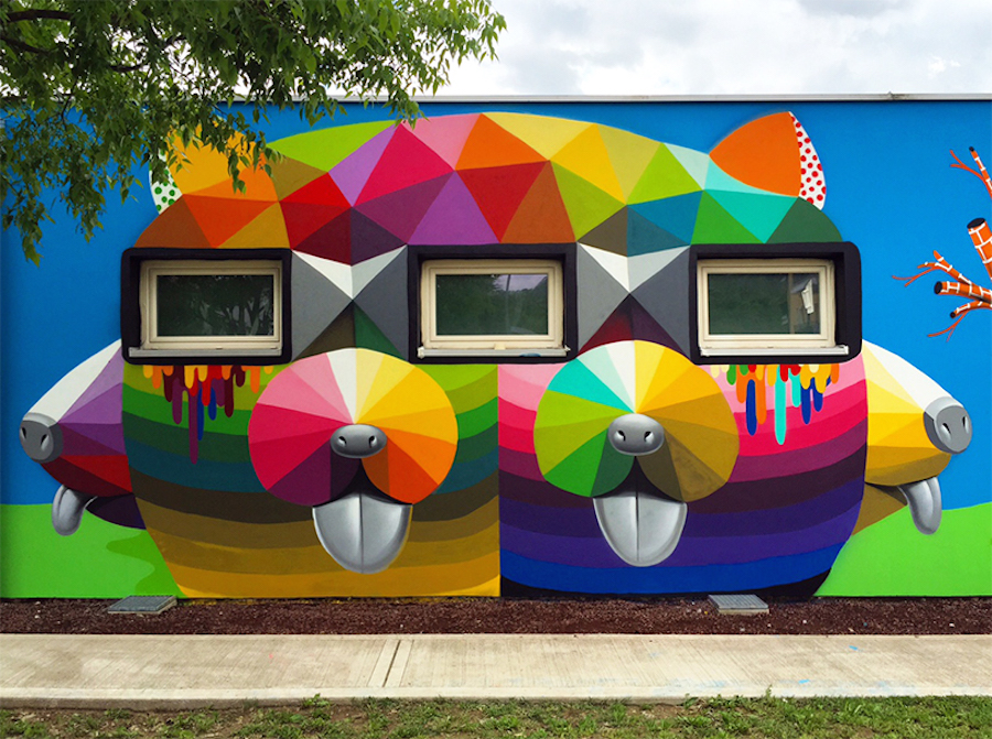 Impressive Murals on a Kindergarten in Italy1