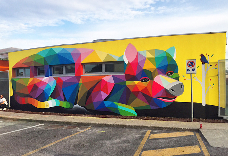 Impressive Murals on a Kindergarten in Italy8