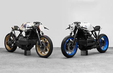 Two Retro & Revisited Motorcycles Inspired by the K100 BMW