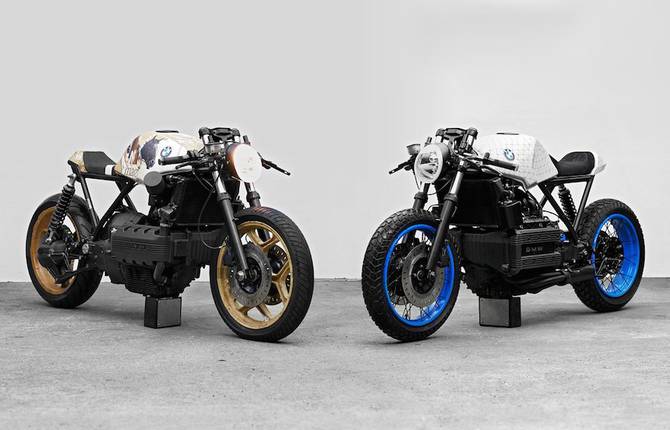 Two Retro & Revisited Motorcycles Inspired by the K100 BMW