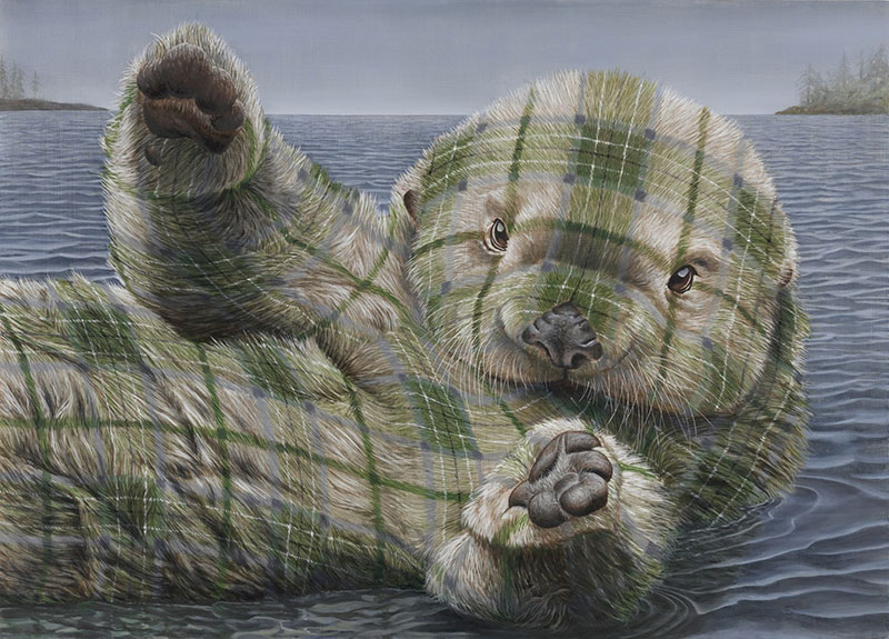 New Tartan Animals by Sean Landers-2