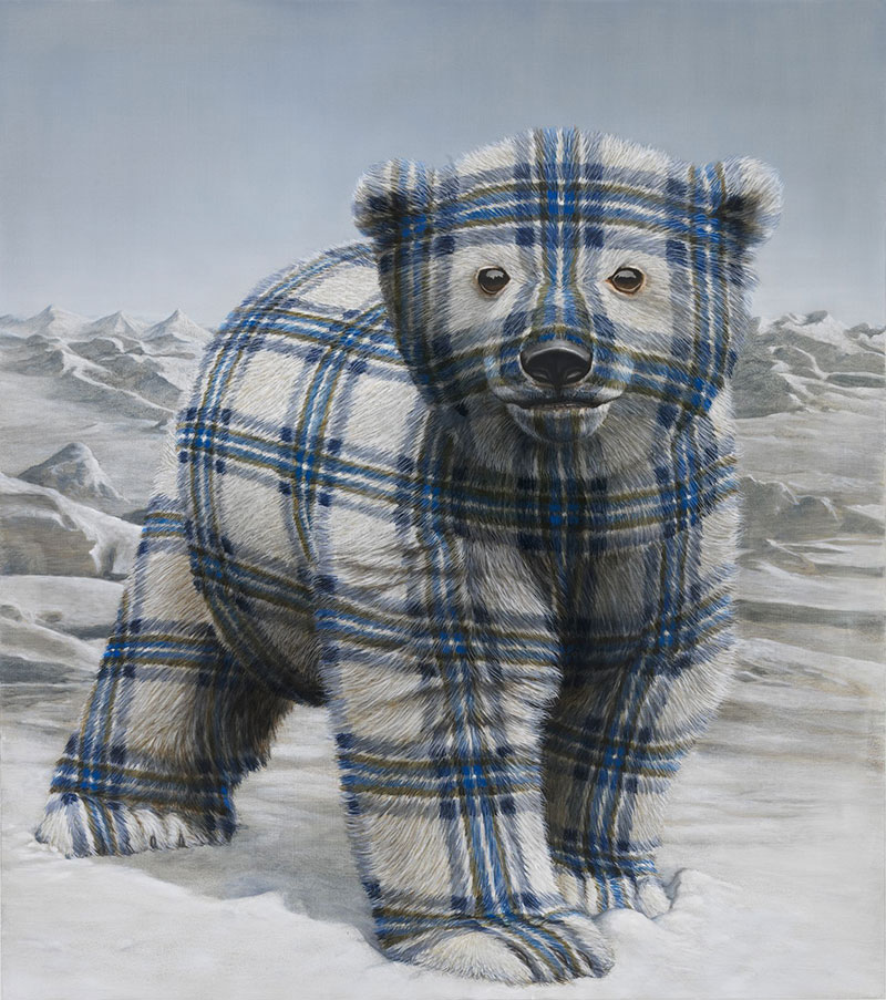 New Tartan Animals by Sean Landers-3