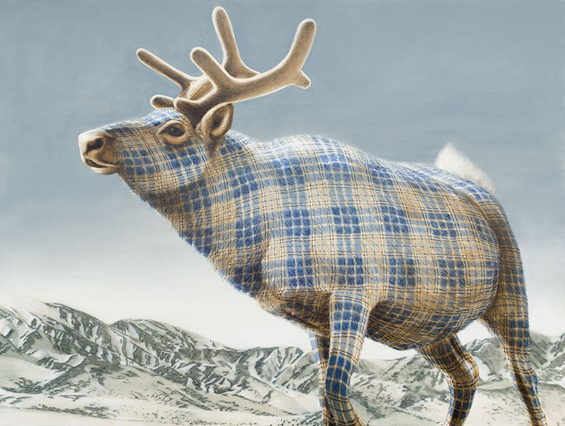 New Tartan Animals by Sean Landers-9