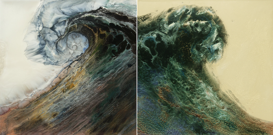 Paintings of the Power of Waves1