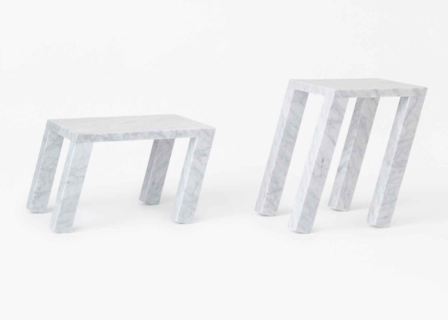 Sway Marble Tables by Nendo1
