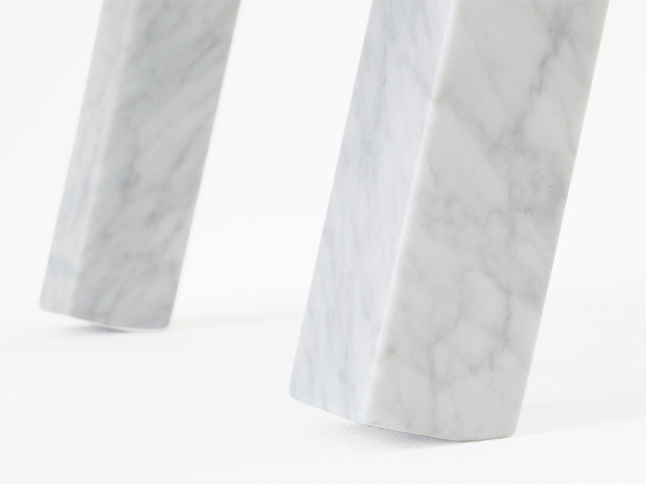 Sway Marble Tables by Nendo8