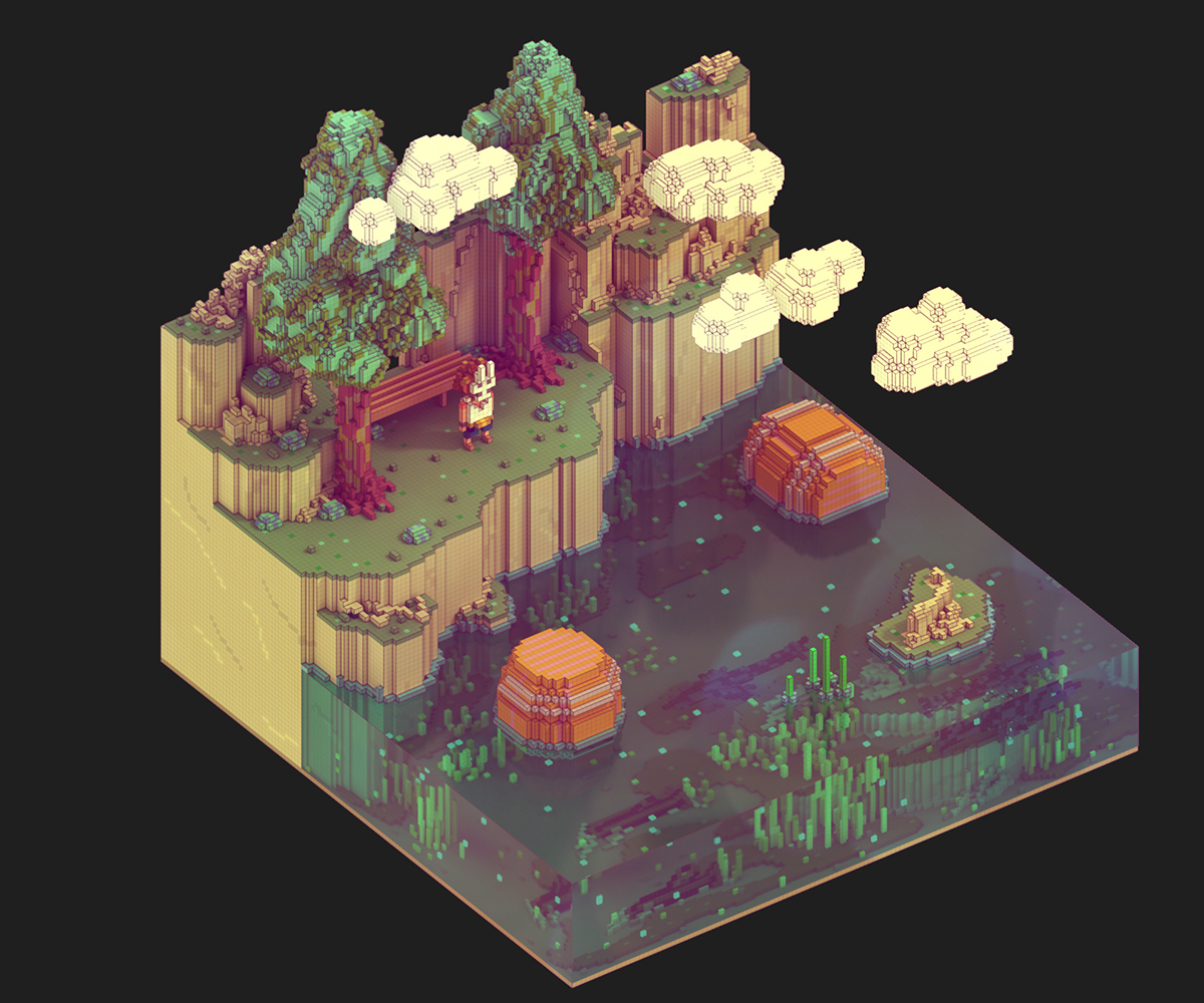 Voxel Art By Sir Carma Fubiz Media