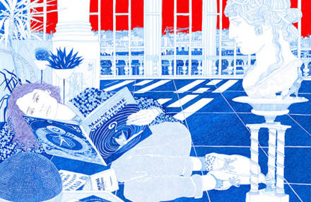 Bewitching Nonchalant Pen Illustrations
