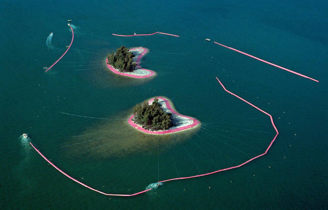 Sublime Pink Islands Installation in Miami