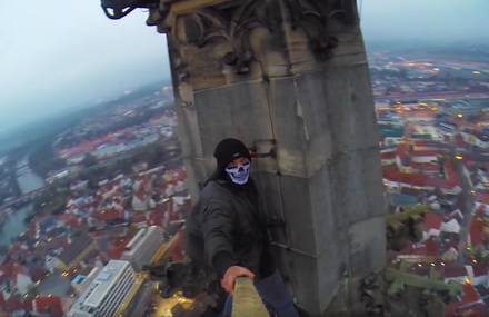 Climbing World highest Church Tower