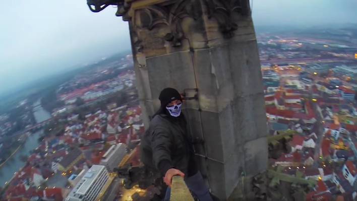 Climbing World highest Church Tower