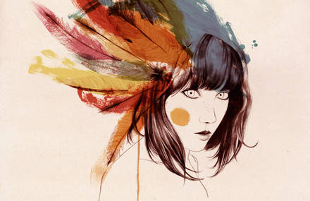 Conrad Roset’s Fragile Watercolor Muses