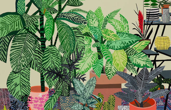 Dense and Colored Everyday Life’s Paintings
