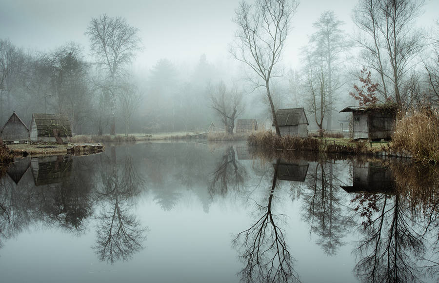 Mysterious Lakefront Habitations