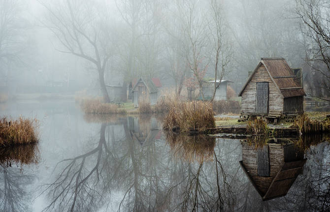 Mysterious Lakefront Habitations