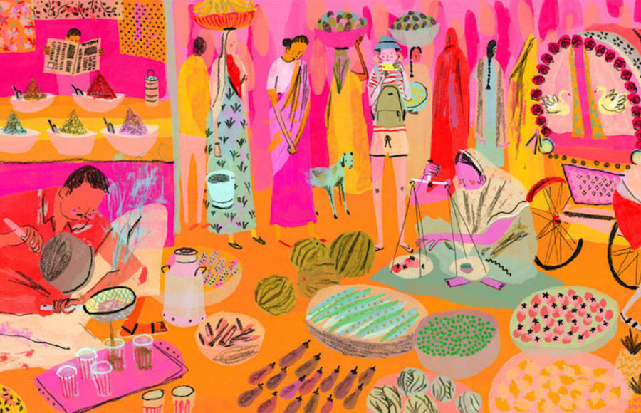 Exotic & Pretty Drawings by Mouni Feddag