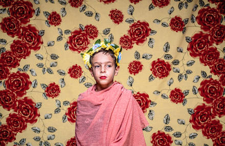Flowery Portraits Paying Tribute to Frida Kahlo