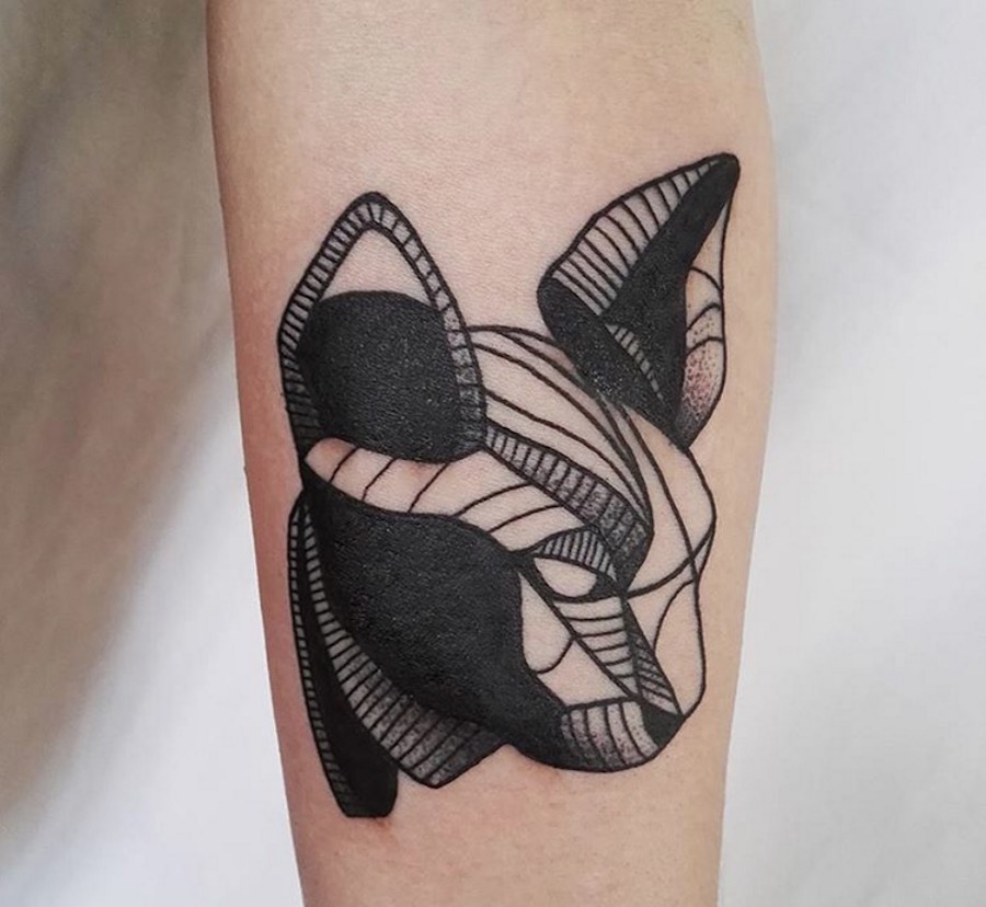 geometricalblacktattoosanimals2