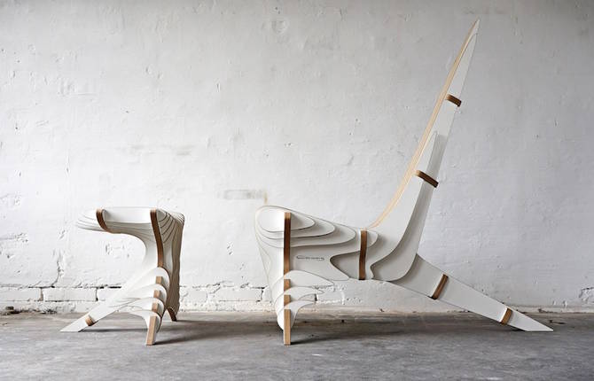 Graphic and Stylish Stool Furniture