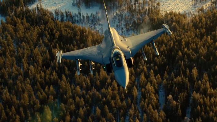 High Velocity Aerial Filming of a Fighter