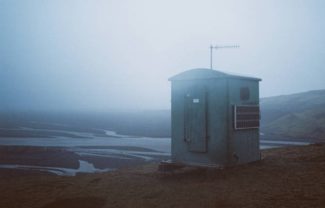 Beautiful Iceland Huts Photography