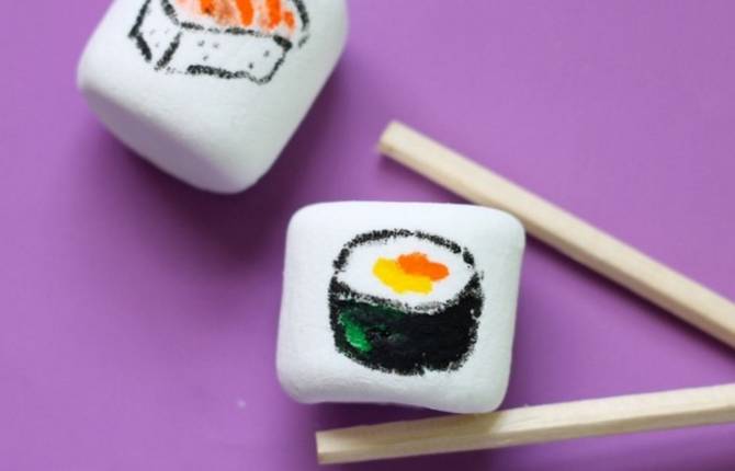 Playful Marshmallow Art