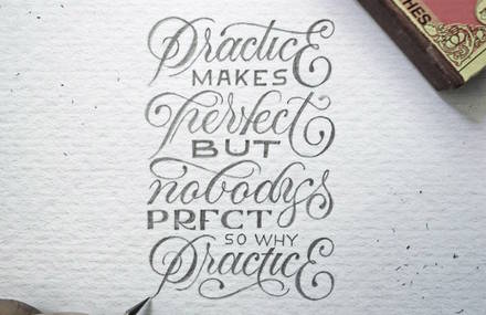 Great Hand Lettered Quotes by Dexa Muamar