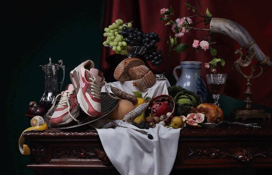 Animated Still Lives Oil Paintings for Nike Air Max Day