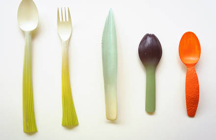 Petals & Plants-Inspired Cutlery