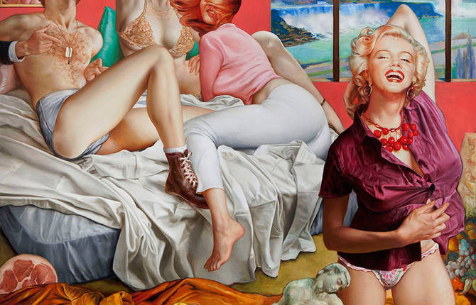 Provocative & Renaissance-Inspired Paintings