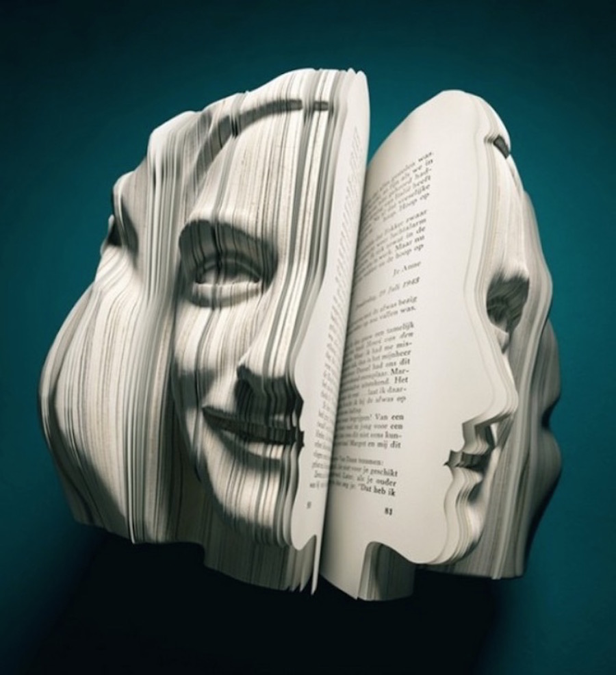 realisticbooksculpturesportrayingfamouspersonalities-1
