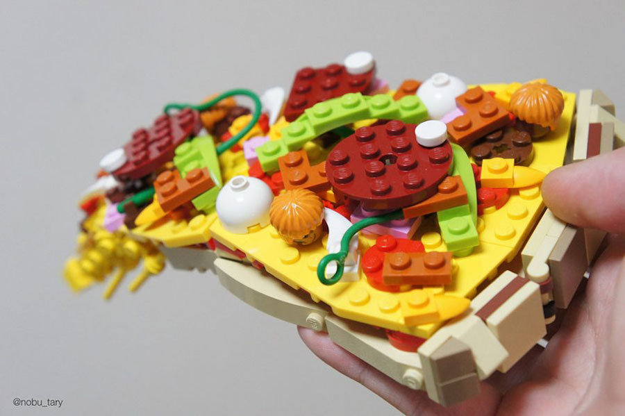 Appetizing Lego Food Art by Tary1