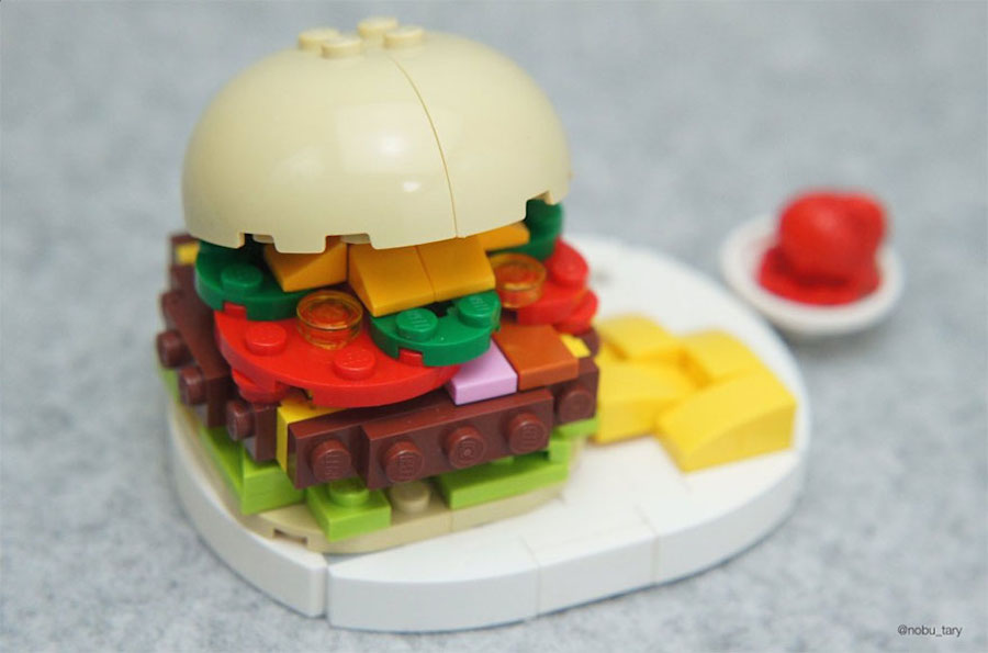 Appetizing Lego Food Art by Tary2