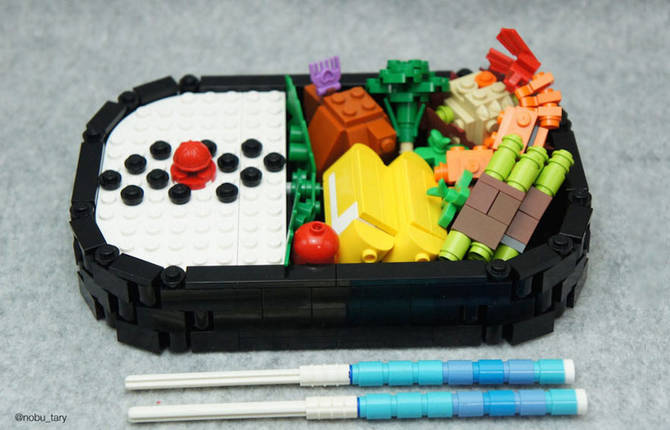 Appetizing Lego Food Art by Tary